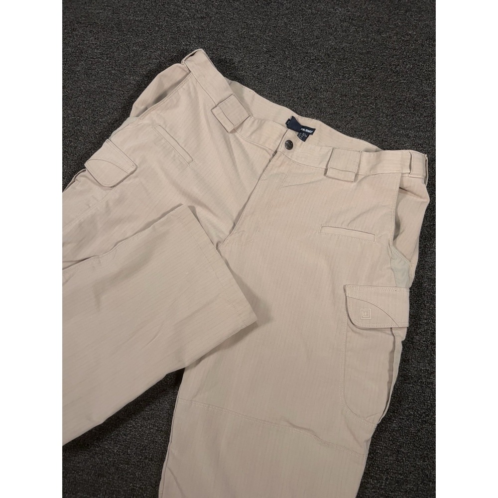 5.11 Tactical Pants Men 38x30 Beige Stryke Cargo Ripstop Utility Work Gorpcore